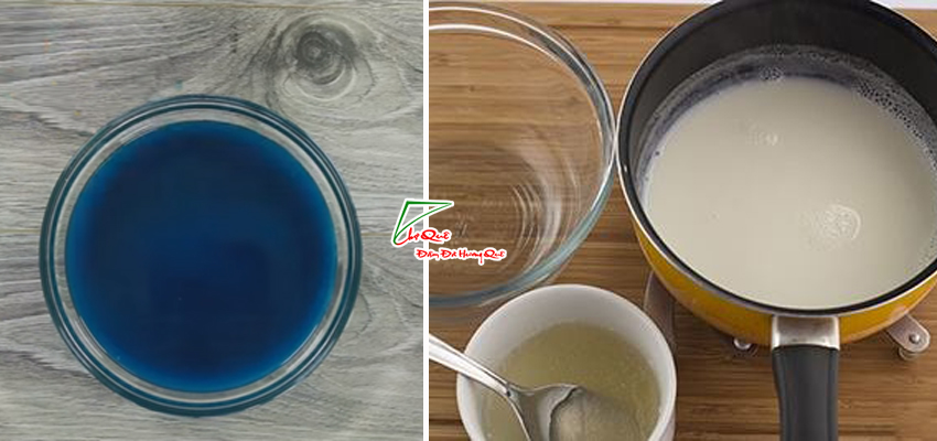 Chuẩn bị l&agrave;m kh&uacute;c bạch hoa đậu biếc